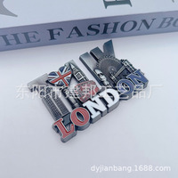 Autocollants de réfrigérateur en métal, souvenirs touristiques européens, drapeau britannique, soldats de Londres, bus britannique, autocollants de réfrigérateur en alliage de zinc