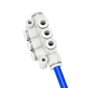Qingze Pneumatic Fittings <b>Quick</b> Connect Air Hose <b>Connector</b> DN6 DN8 DN10 DN15 DN20 DN25 Splitter For Industrial Use - Product Image 2