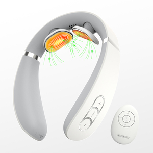 Mini Masajeador de Cuello Inalámbrico Eléctrico con Calor, Diseño Inalámbrico y Recargable, Masajeador de Cuello por Pulsos - Product Image 1