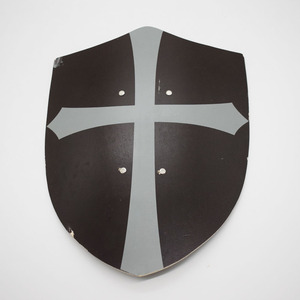 Bouclier Viking Médiéval en Bois Style <span class=keywords><strong>Croix</strong></span> - Product Image 1