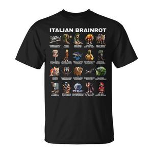 T-shirt pour enfants avec motif graphique amusant, style italien - Product Image 1