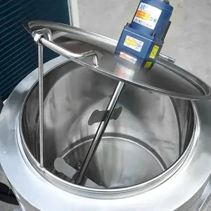 Machine de pasteurisation de lait 1000L, 50 L, prix bas avec refroidisseurs