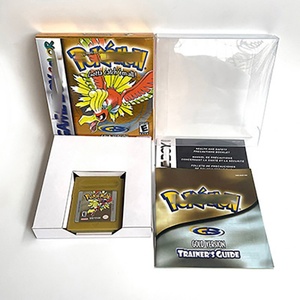 New Design 7 Colors Top Quality Gold Crystal Version Holographic Metallic Foil Finish <b>Game</b> Box for Gbc - Product Image 2
