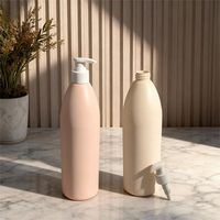 Botol Pompa HDPE Ramah Lingkungan 1000ml untuk Serum Perawatan Kulit, Krim Wajah, Sabun Mandi, Sampo, Desain Mulut Kecil untuk Penggunaan Sehari-hari