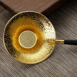 ชุดกรองชาทองแดงขัดเงา ดีไซน์สร้างสรรค์ สำหรับพิธีชง<span class=keywords><strong>ชา</strong></span> ทำด้วยมือ พร้อมที่กรองใบ<span class=keywords><strong>ชา</strong></span> - Product Image 4