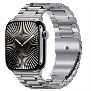 Bracelet en métal pour <span class=keywords><strong>Apple</strong></span> <span class=keywords><strong>Watch</strong></span> 10 46mm 42mm Ultra/2 49mm 9 8 <span class=keywords><strong>7</strong></span> <span class=keywords><strong>45mm</strong></span> 41mm, bracelet en acier inoxydable pour IWatch 6 5 4 3 SE 44mm 40mm - Product Image 4