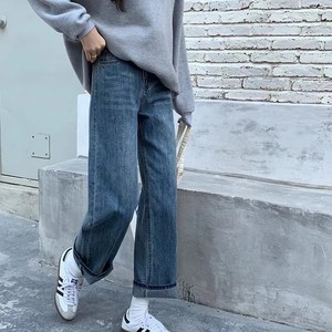 Jeans de Mezclilla Personalizados de Moda Casual, de Alta Calidad, de Algodón, de Cintura Alta, Corte Recto, Estilo Boyfriend para Mujer - Product Image 2