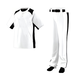 Conjunto de Uniforme de Béisbol Personalizado, Jersey Henley de Manga Corta, Pantalones de Equipo con Estampado 3D en Poliéster, Cinturón, Secado Rápido, Transpirable, para Sóftbol - Product Image 1