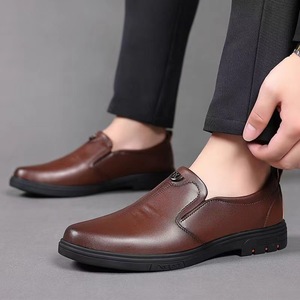 รองเท้าหนังลำลองผู้ชาย ระบายอากาศได้ดี ส้นเตี้ย เหมาะสำหรับใส่ทำงาน ผลิตที่เมืองเหวินโจว - Product Image 2