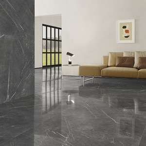 Piastrella in pietra lucida Pietra Dark 60x60 cm per pavimento e rivestimento - Product Image 6