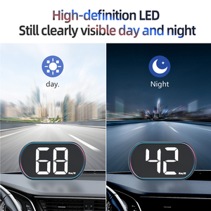 Nouveau HUD X2 2026, compteur de vitesse GPS universel pour voiture, grande police, KMH, mile, lumière blanche, affichage tête haute, jauge - Product Image 3