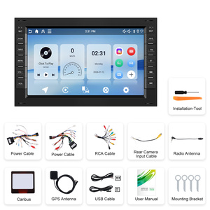 Radio para Auto Podofo 4+64G 7'' para VW Passat Golf MK5 MK6 Jetta <span class=keywords><strong>T5</strong></span> EOS POLO Touran Seat, CarPlay/Android Auto/GPS/WiFi Inalámbrico OEM - Product Image 6