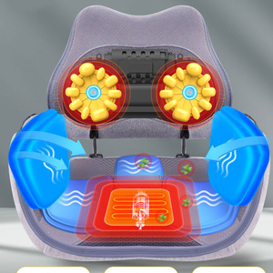 Coussin de massage multifonctionnel en cuir pour la taille, le cou, le dos et la hanche, applicable en voiture, oreiller de massage multifonctionnel pour le corps et la tête - Product Image 4