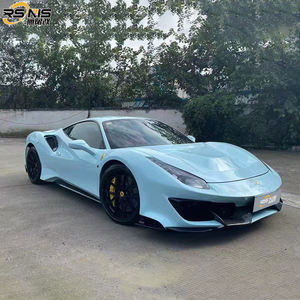 Pour <span class=keywords><strong>Ferrari</strong></span> 488 GTB Kit de carrosserie en Fiber de carbone amélioré araignée Pista Style voiture pare-chocs becquet moteur capot jupe latérale Kit de carrosserie - Product Image 4