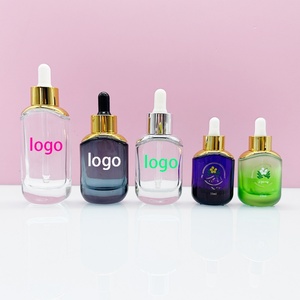 ขวดแก้วเครื่องสำอางแบบหยด 30 มล. ขวดแก้วบรรจุภัณฑ์บำรุงผิว 15 มล. ขวดแก้วบรรจุภัณฑ์เซรั่ม 50 มล. - Product Image 1