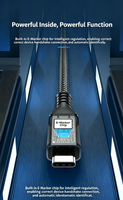 Cable de Datos Trenzado Tipo-C de 100W, Ángulo Recto, Carga Rápida de 5A, USB 3.2 Gen2, Transferencia de Datos de Alta Velocidad de 20Gbps 4K, 0.5M 1M 1.5M 2M