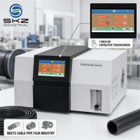 SKZ1059B Instrument de détermination du noir de carbone par film de câble de tuyauterie, avec écran tactile capacitif HD de 7 pouces et fonction de tirage direct pour échantillons