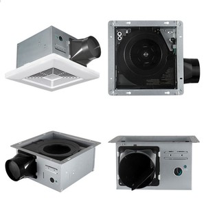 Ventilateur d'extraction pour salle de bain, 10 pouces, montage au plafond, ultra silencieux, certifié ETL, blanc - Product Image 2