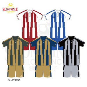 Fabricante de camisetas de fútbol de alta calidad Jersey de fútbol Color negro <span class=keywords><strong>personalizado</strong></span> en línea precio barato al por mayor - Product Image 4