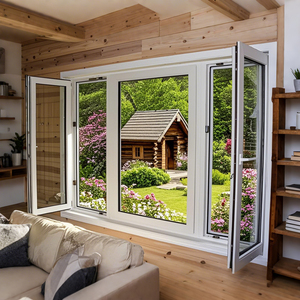 High Precision Tilt <strong>Turn</strong> Commercial Aluminum Alloy <strong>Windows</strong> Modern Swing Design German Siegenia <strong>Hardware</strong> For Villas Horizontal - Product Image 3