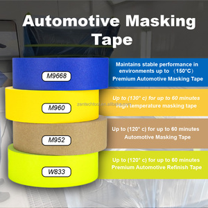 20 + năm sản xuất ô tô giấy Crepe masking tape 120 độ nhiệt độ cao Tự động sơn bảo vệ băng dính - Product Image 6