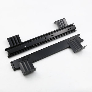 Three Fold Full Extension Keyboard <b>Slide</b> Rail 12 In Cold Rolled Steel Silent <b>Drawer</b> <b>Slide</b> For Furniture - Product Image 3