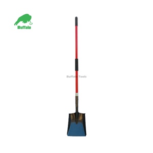 Precio competitivo Salida de fábrica con escalón enrollado, pala de punta cuadrada de Búfalo con mango de fibra de vidrio, empuñadura H - Product Image 4