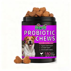Probióticos Masticables Suaves de Marca Privada OEM/ODM para Perros Mayores de 12 Semanas, Alivia la Diarrea, Apoya las Funciones Digestivas Saludables del Intestino - Product Image 1