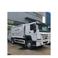 Nouveau et utilisé sinotruck Howo 12 m3 10 m3 type de compression petit compacteur chine ramasser camion à ordures