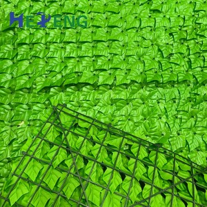 Mur végétal artificiel en buis et érable avec feuillage lumineux en PE et PP, haie <span class=keywords><strong>de</strong></span> fleurs, clôture haute - Product Image 5