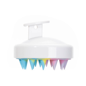 Cepillo de champú Rainbow de 8x6,5 cm de silicona PS para masaje y cuidado del cabello de bebés y familias - Product Image 2