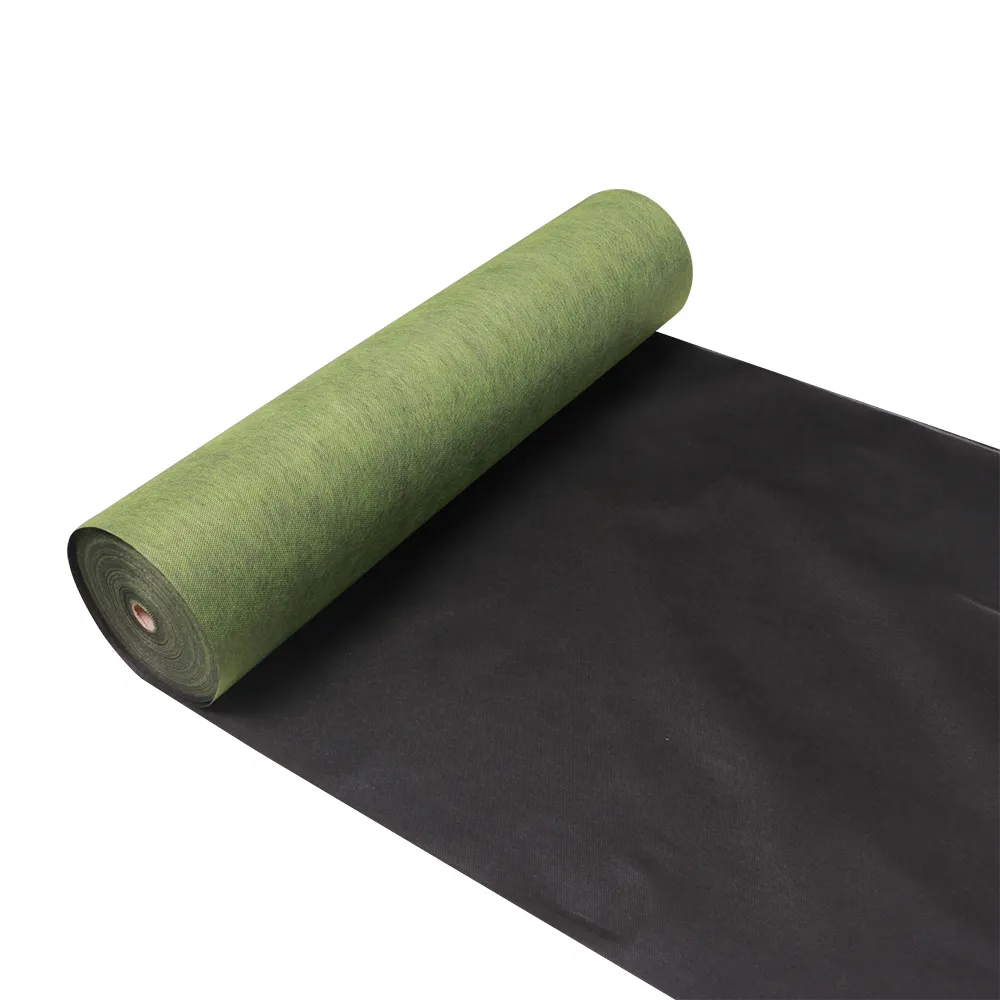UV 1%-3% couleur noire 100% PP couleur noire Textile agricole tissu Non tissé avec traitement UV