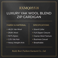 Pull tricoté décontracté d'affaires haut de gamme personnalisé pour hommes Pull Vetement Homme Vêtements pour hommes à la mode Veste Cardigan Pull zippé