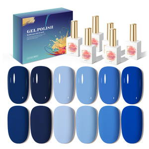 AILANUO alta calidad 15ml Gel Uv Led esmalte de uñas Set 6 colores Kit Ongler Gel Uv OEM personalizado lujo único uñas Gelpolish botella - Product Image 1