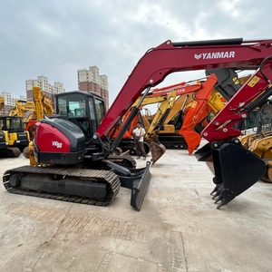 Excavadora Yanmar VIO80 Usada con Línea de Martillo Hidráulico y Orugas de Goma, 8 Toneladas, Fabricada en Japón - Product Image 1