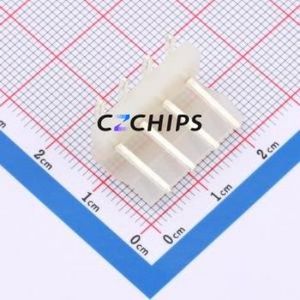 5WRBA041 Wire-to-Board Pin Header Bent Lead Through Hole,P=5.08mm Connector 1x4P 5.08mm Right Angle Insert CH - Product Image 1