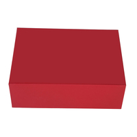 Boîte d'emballage rigide pliante de luxe avec couvercle magnétique gaufré étanche personnalisée Vente en gros Boîtes de cadeau de vêtement vides en carton dur