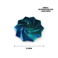Feeron Jouet anti-stress flexible et confortable, léger et portable, imprimé en 3D, Tour spirale étoile octogonale extensible
