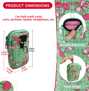 Porta rossetto portafoglio minimalista impermeabile stile signora leggero <span class=keywords><strong>con</strong></span> <span class=keywords><strong>cerniera</strong></span> per esterno - Product Image 5