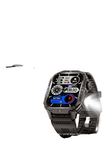 2.01 Inch Cảm Ứng Đầy Đủ Màn Hình Vuông La Bàn Ngoài Trời GPS Thông Minh Đồng Hồ <span class=keywords><strong>H3</strong></span> Ngủ Tracker Câu Trả Lời Cuộc Gọi Unisex - Product Image 4