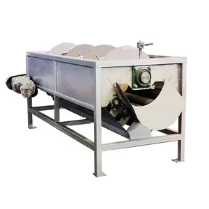 Máquina de descascar mandioca com entrada de tubos de mandioca fresca para fábrica de produção de garri