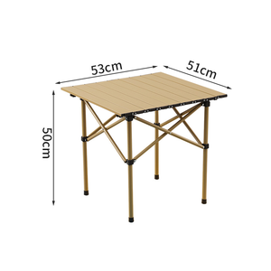 Camping <b>Folding</b> Moon <b>Chair</b> Egg Roll <b>Table</b> Outdoor PortableTable Home <b>Dining</b> <b>Table</b> for Pinic Camping - Product Image 3