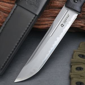 มีดใบตายสแตนเลส KIRISHIMA2 ด้ามจับ G10 อเนกประสงค์ สำหรับกิจกรรมกลางแจ้ง เอาตัวรอด ตั้งแคมป์ ล่าสัตว์ ปรับแต่งได้ ระดับ OEM - Product Image 2