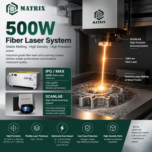 Máquina de Fabricación Aditiva de Metal Industrial de Nivel Básico, Impresora de Fusión de Polvo Láser SLM150 - Product Image 5