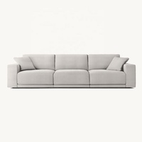 Meubles de salon de style américain canapé canapé d'intérieur le modernisme épuré coussins ultra-pelucheux canapé modulaire sectionnel