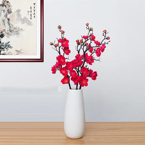 Longue tige pêche fleur de prunier Faux abricot japonais fausse fleur de prunier chinois - Product Image 6
