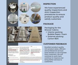 Gran oferta, diseño simple, marco de aluminio, cabina de puerta de <span class=keywords><strong>ducha</strong></span> de vidrio <span class=keywords><strong>plegable</strong></span> con precio moderado - Product Image 2