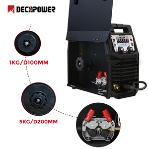 Machine à souder <span class=keywords><strong>DECAPOWER</strong></span> ULTRAMIG 230, livraison rapide, 220V, synergique, pulsée, gaz/gaz libre, MIG, ARC, Lift TIG, IGBT, inverseur - Product Image 5