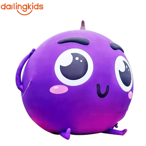 Ballons publicitaires géants gonflables en forme de fruits de dessin animé : Pamplemousse, Raisins, Banane, Pomme, Orange - Product Image 3