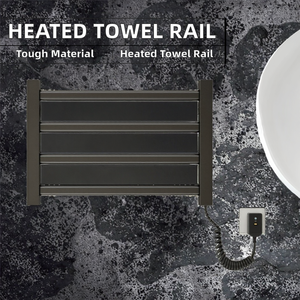 INTERLAN TH9271 304 Stainless Steel <b>Electric</b> Heated Towel Rail Fast <b>Drying</b> 35cm Modern Bathroom <b>Rack</b> Embedded Installation - Product Image 2